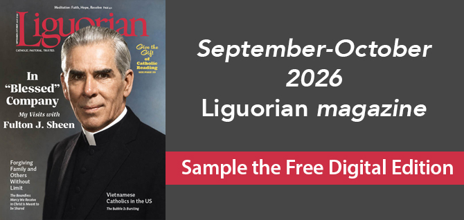 September-October Liguorian magazine Sample edition